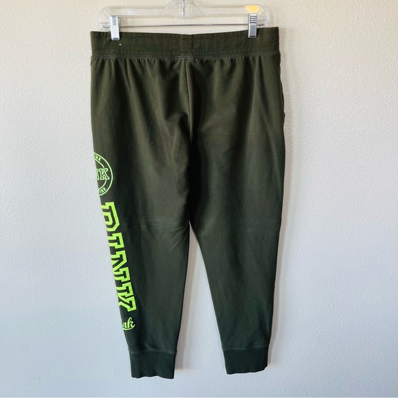 Victoria’s Secret Green Sweat Pants Size Large - Picture 2 of 5